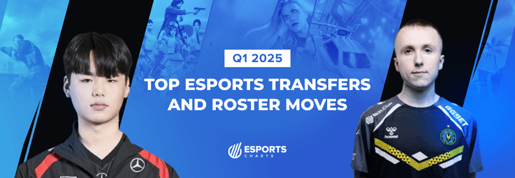 Banner promocional da partida de e-sports entre NAVI e G2 Esports.